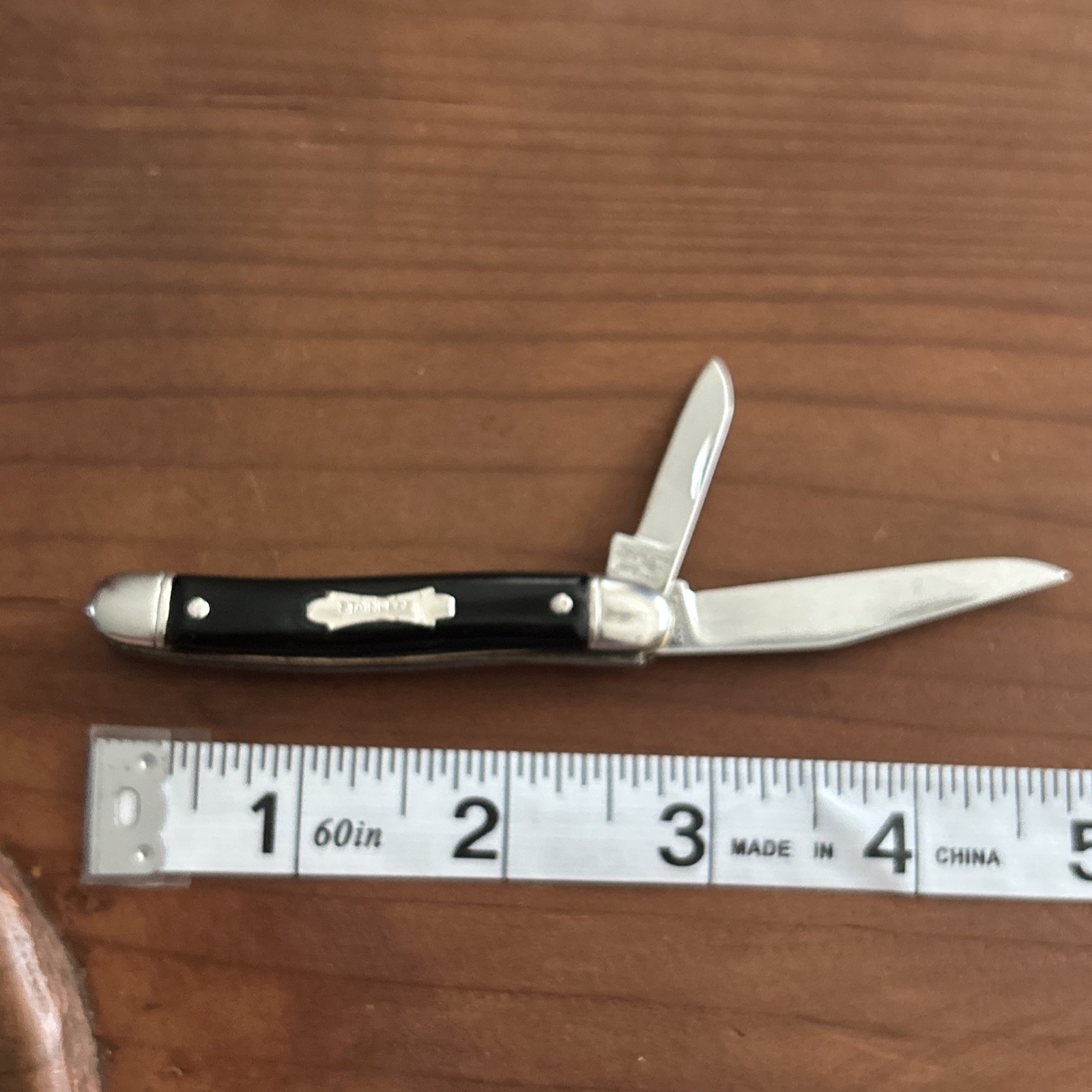 Vintage Columbia 2 Blade Pocket Knife Made In USA Jim Kelley’s Nugget