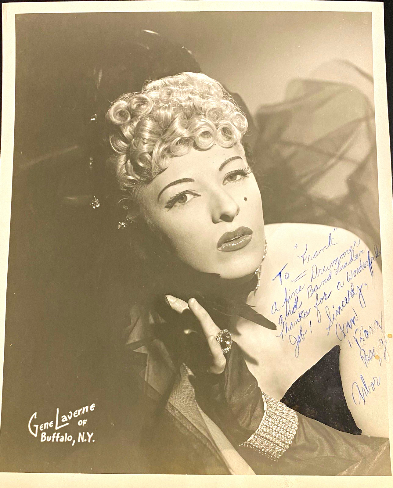 Rare Vintage Signed 8x10 Photo Ann \