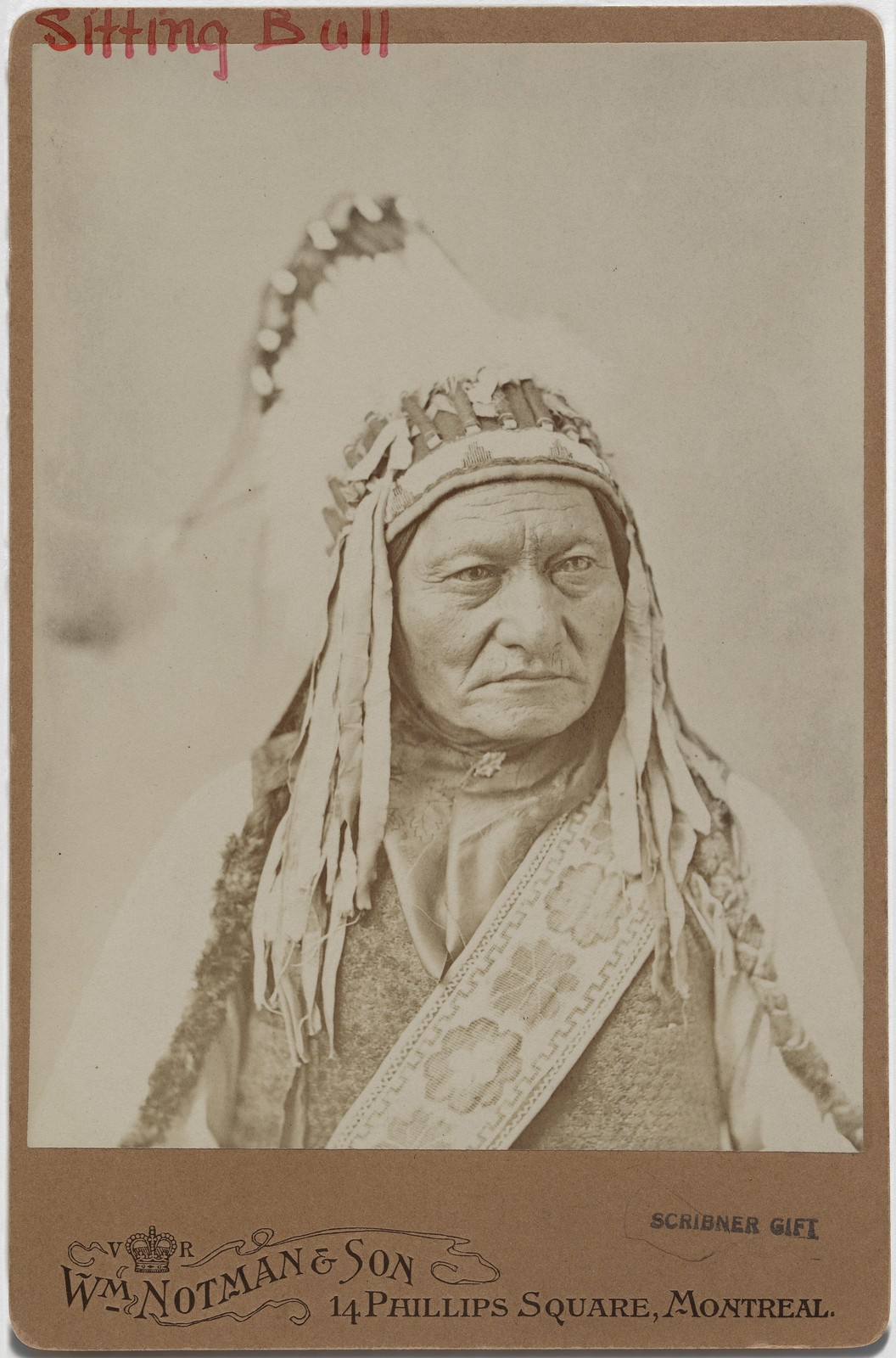 Sitting Bull Vintage 1885 Native American Portrait Photo Reprint Wall Art