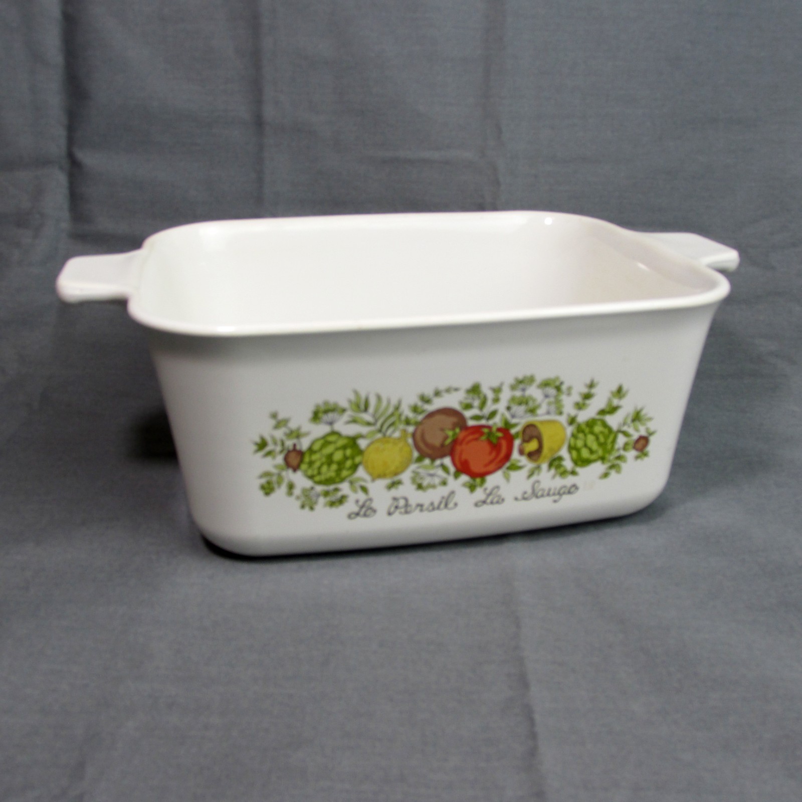 Vtg Corning Ware Spice Of Life Casserole Dish P-4-B 7 x 5 1/2 Inch x 3\