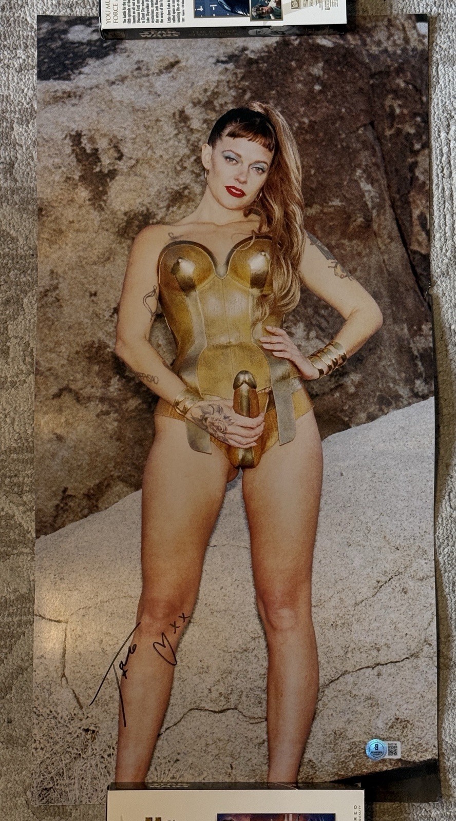 TOVE LO SIGNED DIRT FEMME 12x24 POSTER - BECKETT COA