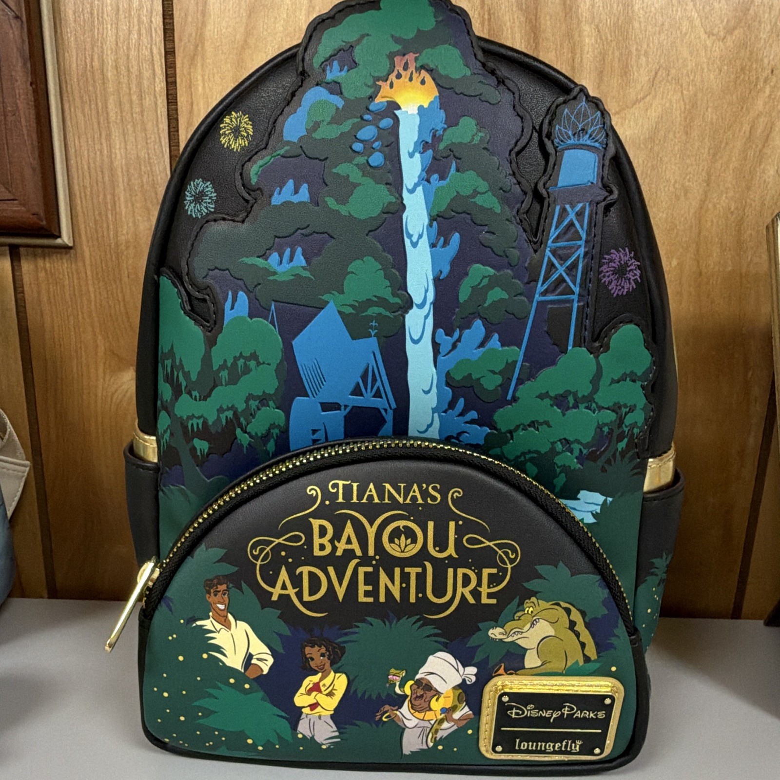 NWT Disney Parks Tiana’s Bayou Adventure Mini Loungefly  Bag
