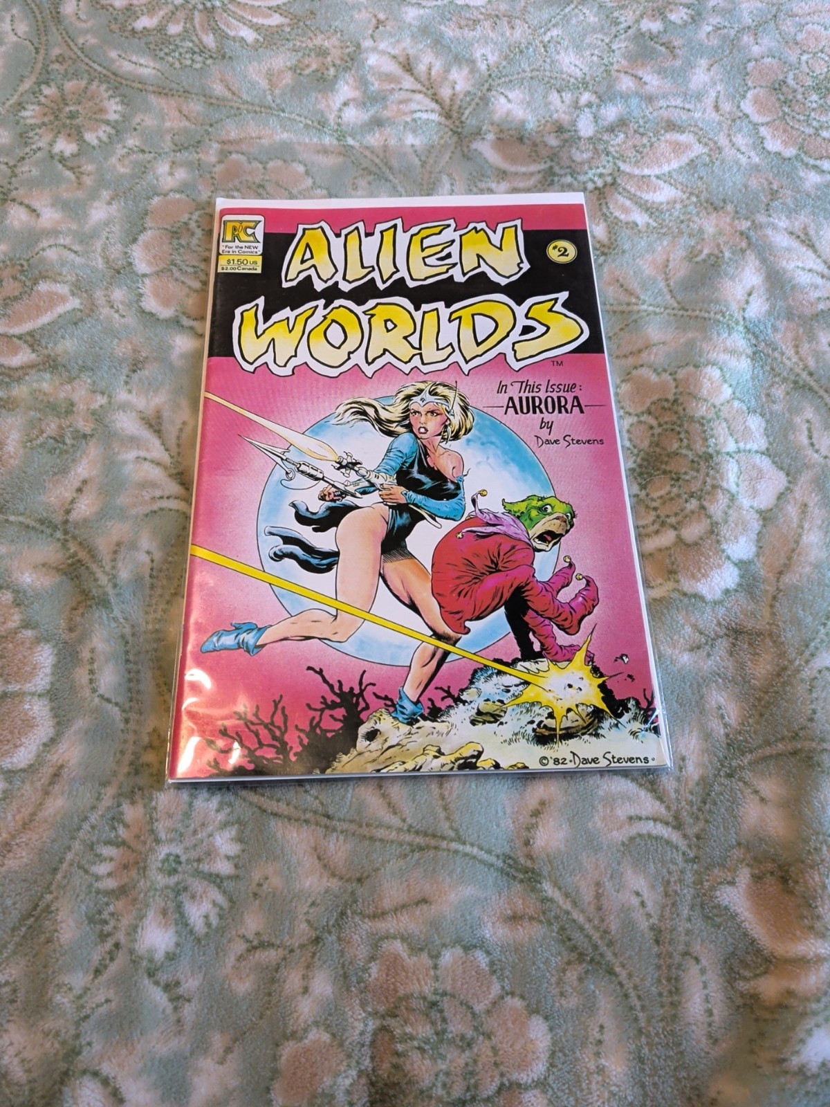 Alien Worlds #2 (1983) NM Key Classic Dave Stevens Cover Pacific Comics