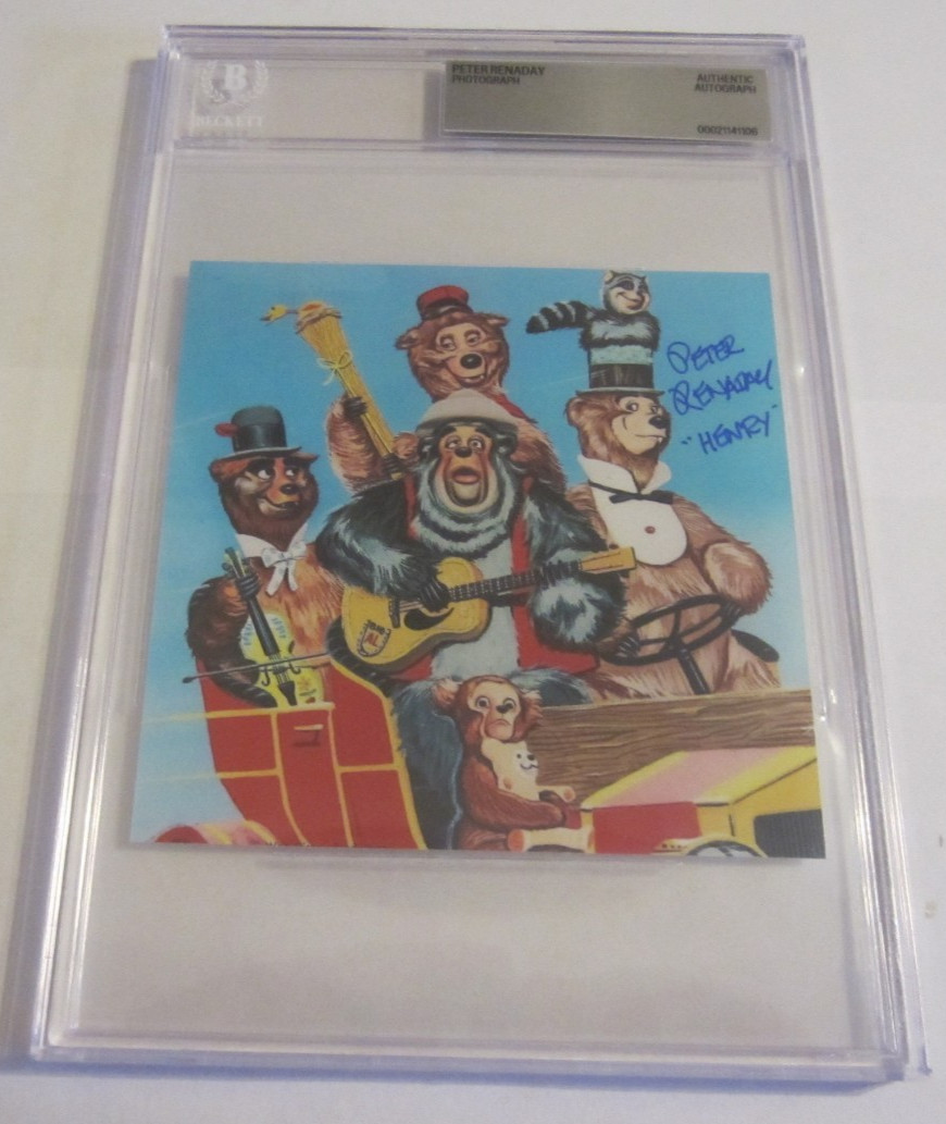 Peter Renaday signed autographed Becket 5x5 photo Disney\'s Country Bear Jamboree