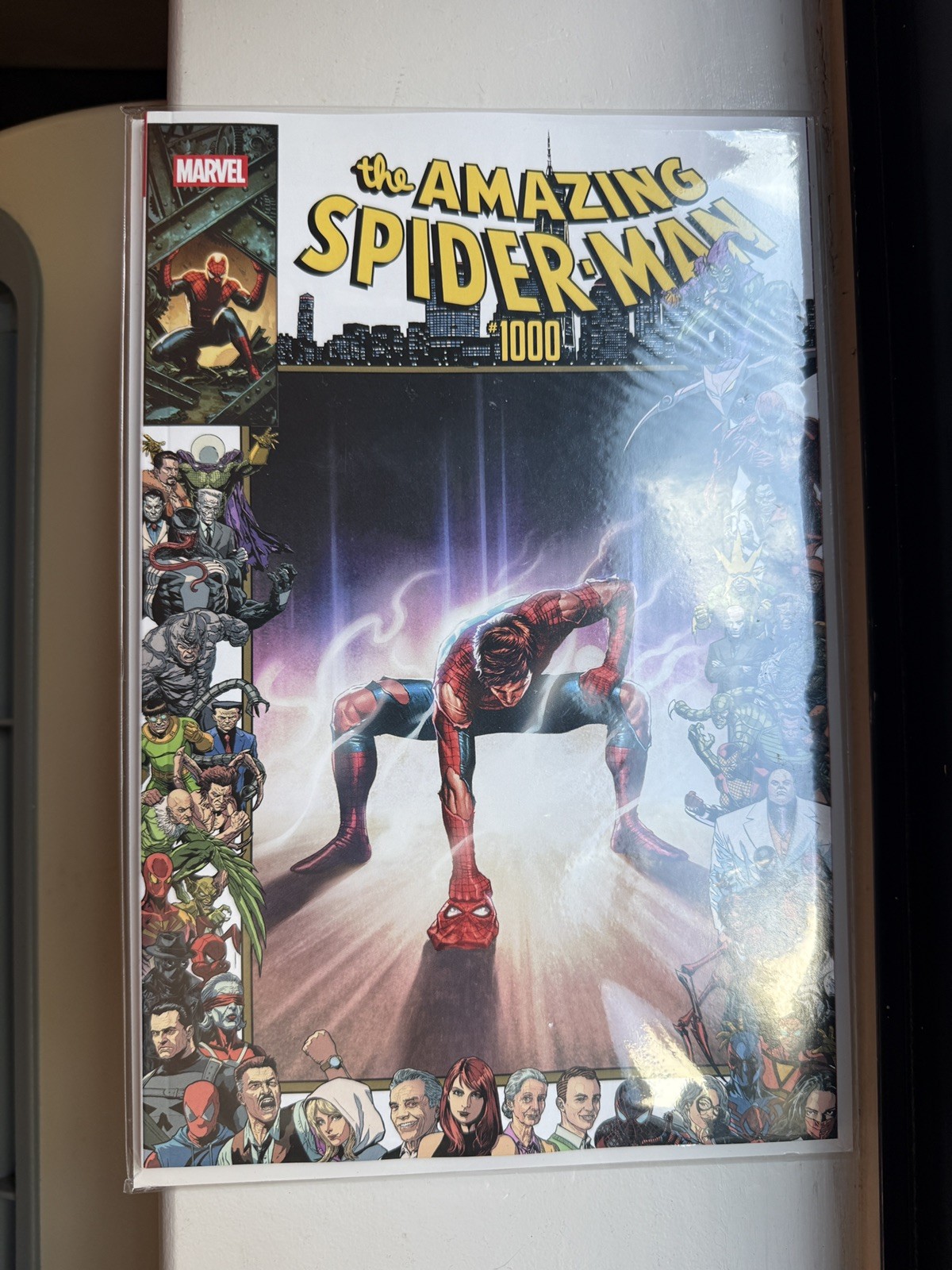 The Amazing Spiderman #1000 Mico Suayan Trade Nycc 2026 IN HAND