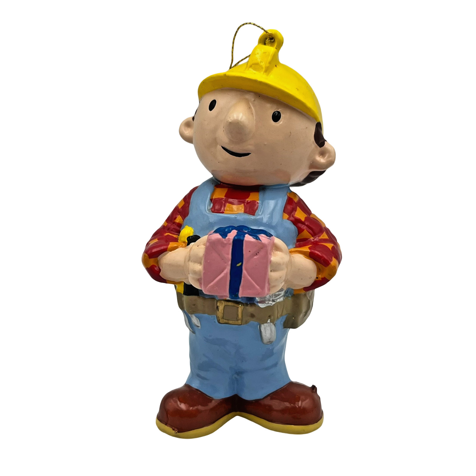 Vintage Bob the Builder Holding Gift 3.5