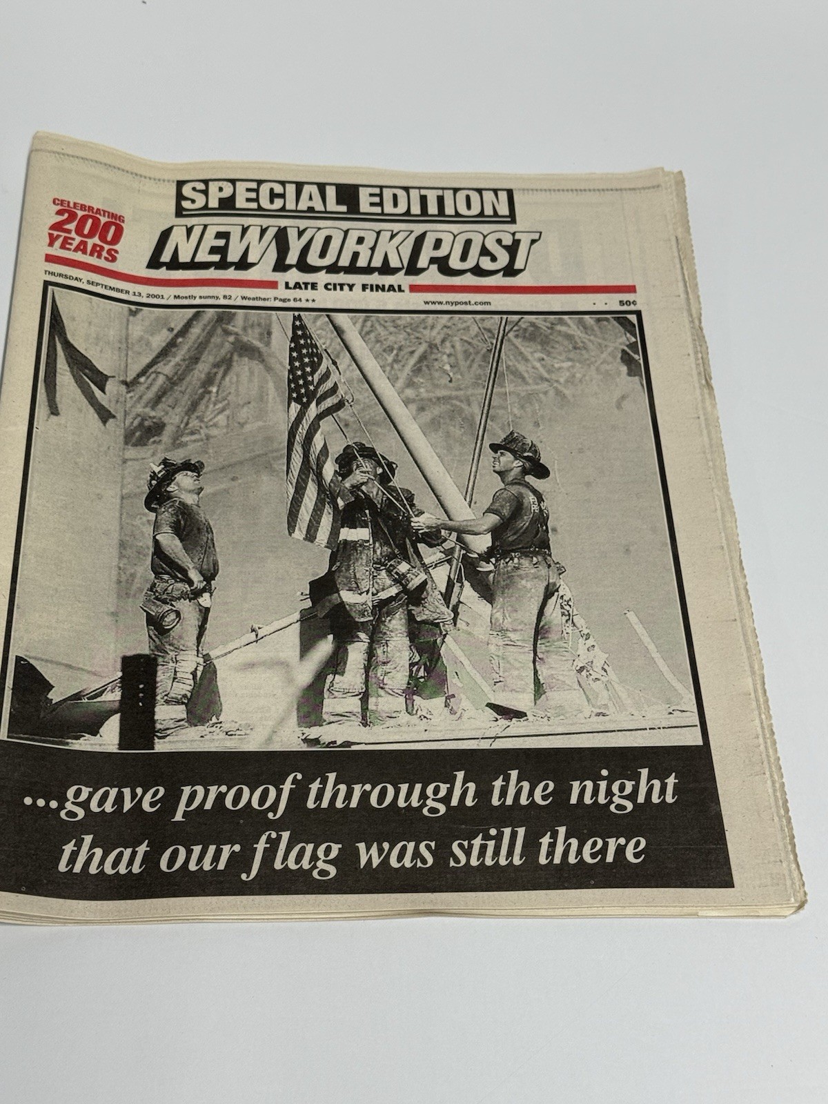 Newsday, New York Post, Daily News 9/11/01 Coverage Lot Of 7 Newspapers