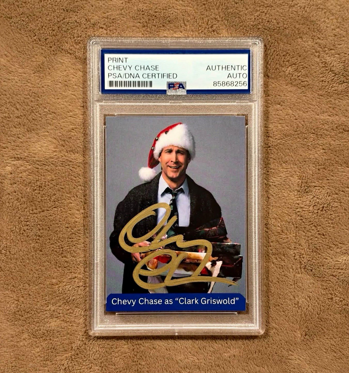 Chevy Chase Clark Griswold Autographed Non-Sport Trading Card PSA/DNA