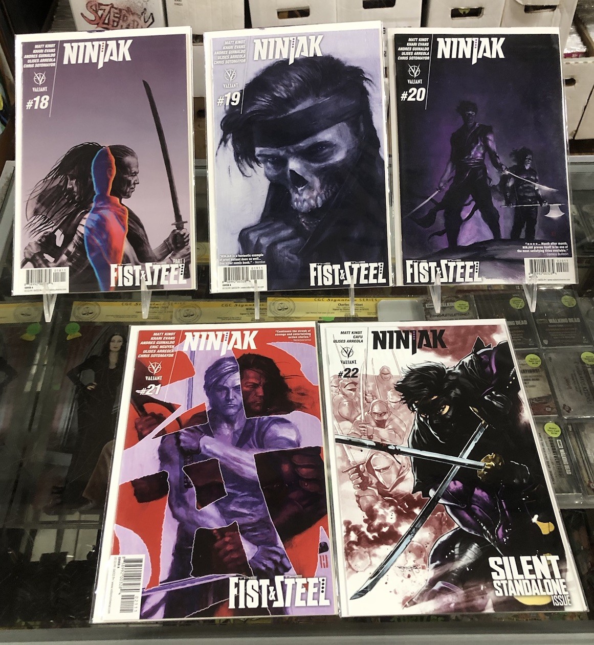 NINJAK VOL 3 #18-22 COMPLETE STORY ARC HIGH GRADE ORIGINAL OWNER