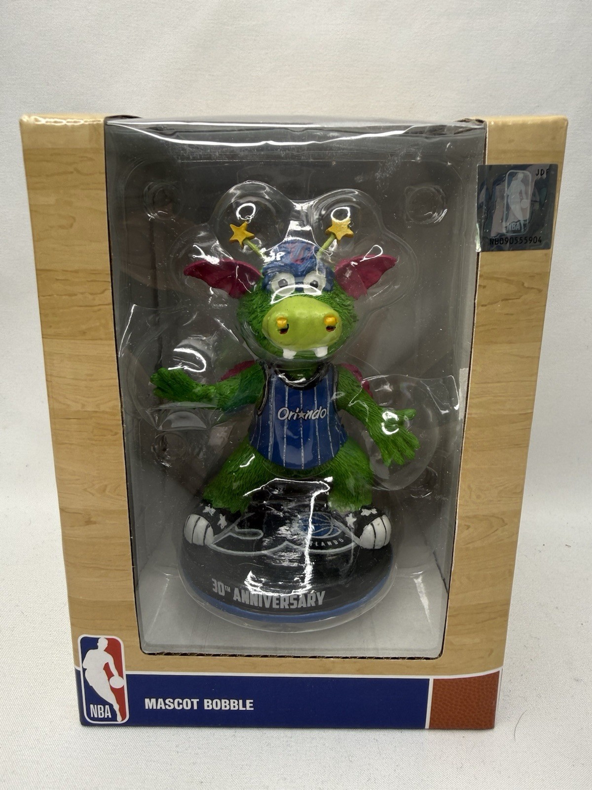 ORLANDO MAGIC 30TH ANNIVERSARY STUFF MASCOT BOBBLEHEAD /5000 LIMITED EDITION 5”