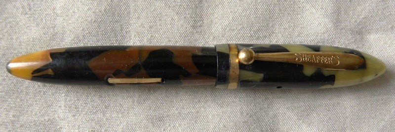 Vintage Sheaffer's 5-30 Cream-Brown-Black 4 1/8