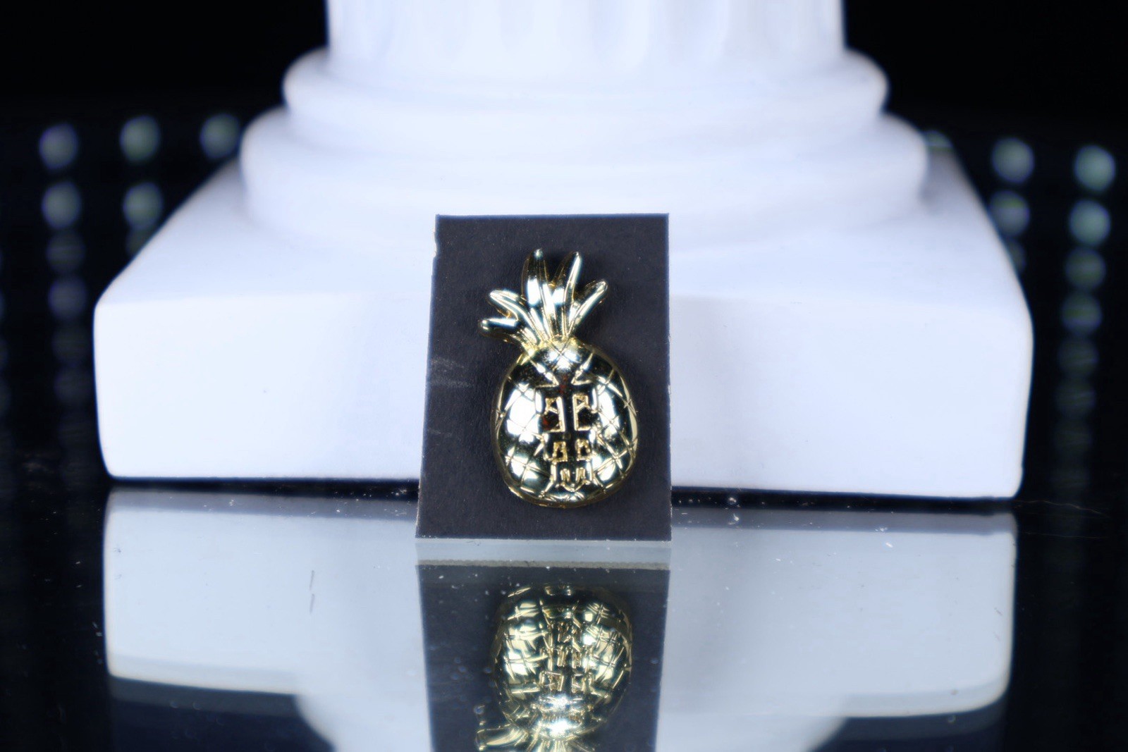 Plantation Rum — Gold Pineapple  — Enamel Pin — Flair