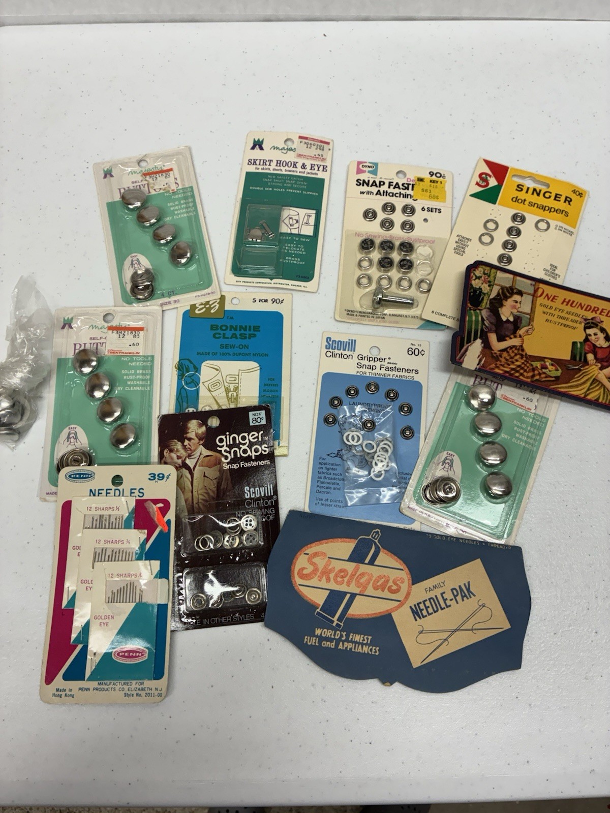 Vintage sewing notions grandma sewing basket buttons needles