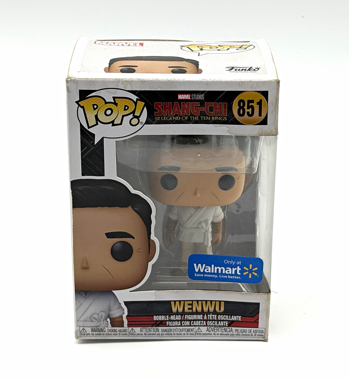 Funko Pop Marvel Shang-Chi Ten Rings Wenwu #851 Walmart Exclusive Vinyl