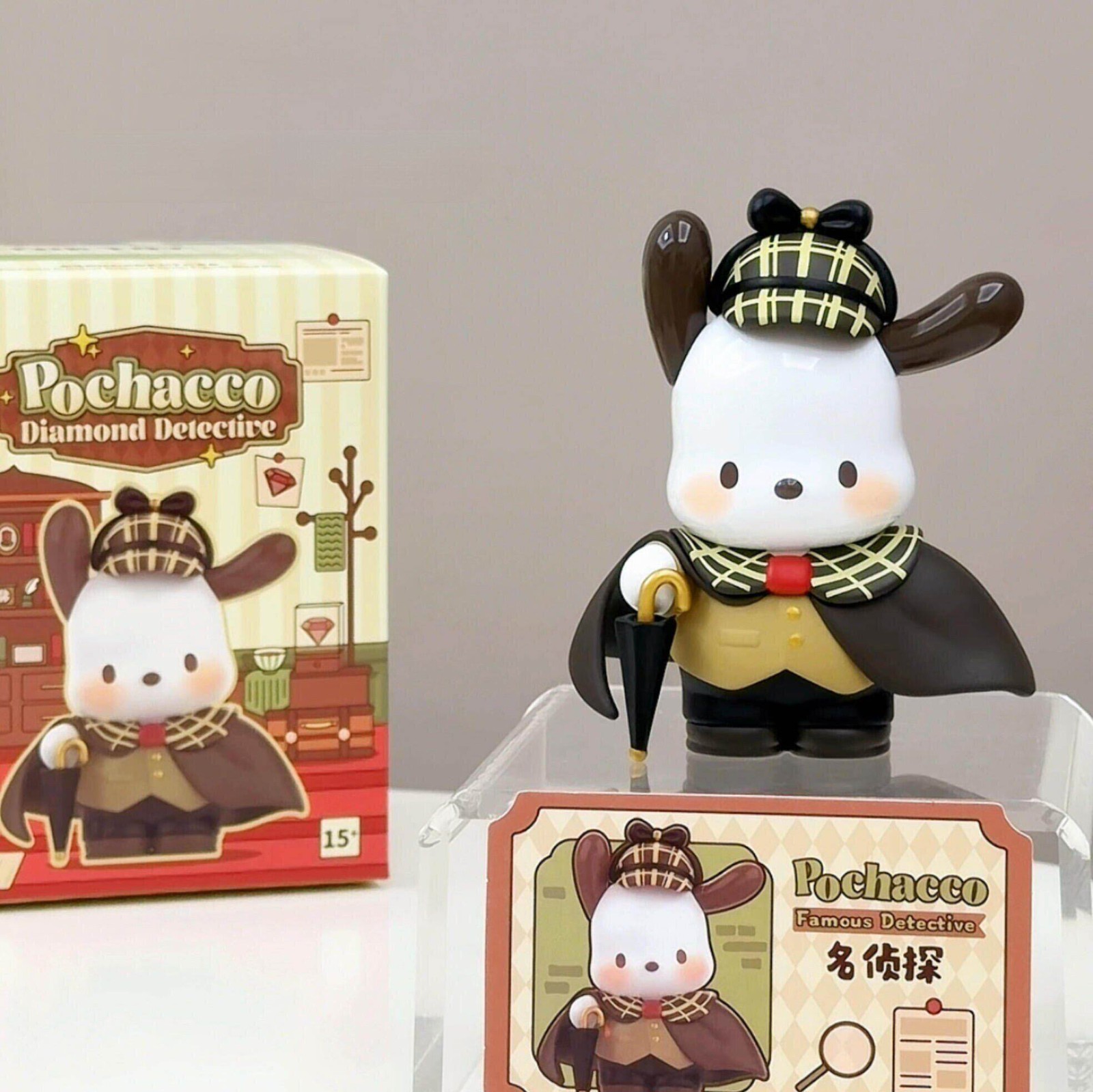 TOP TOY Pochacco Diamond Detective Blind Box Confirmed Kawaii Figure Gifts