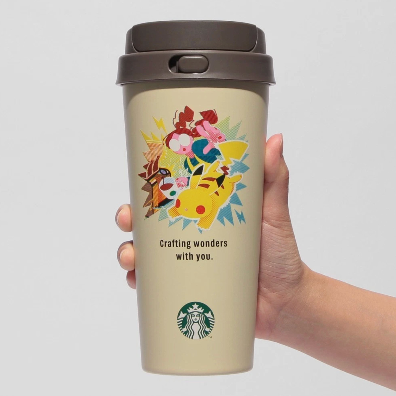 Starbucks Pokemon TOGO Bottle 473ml Pikachu Eevee 6 Designs Japan 