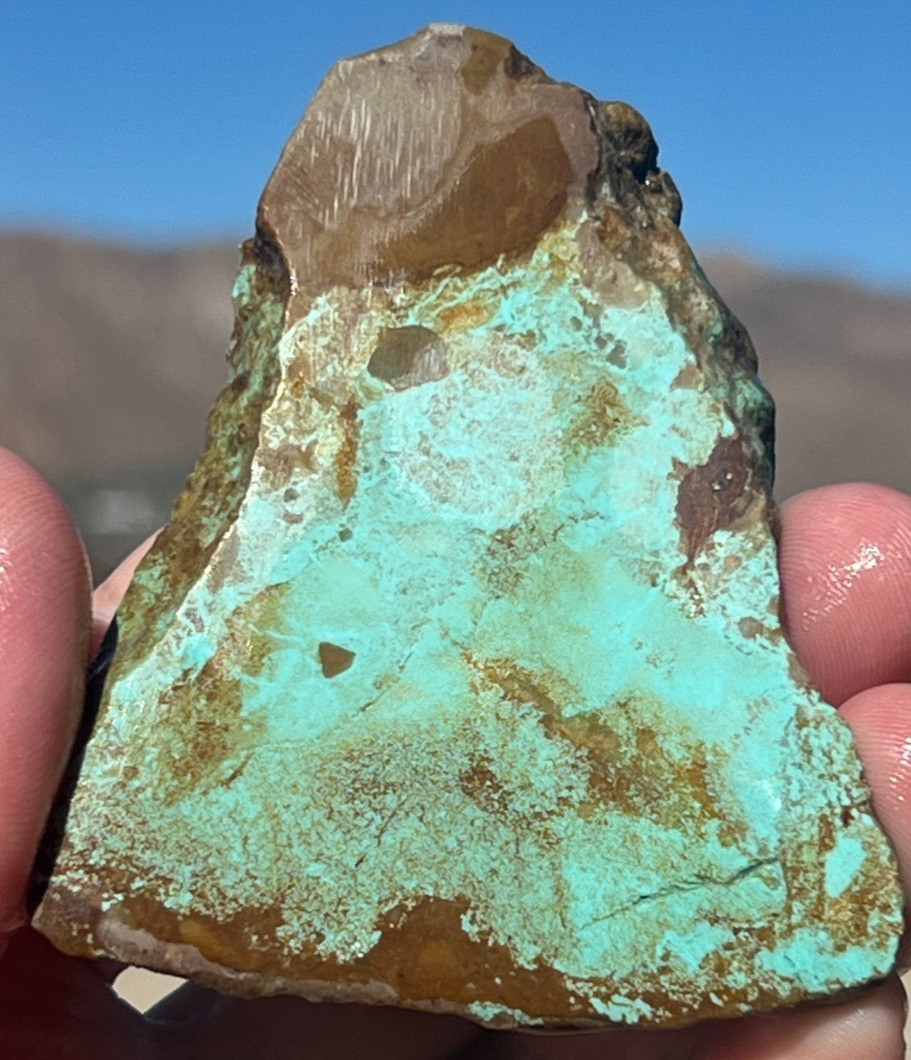 Arizona Kingman Turquoise Blue Lapidary Collectors Slab 405cts