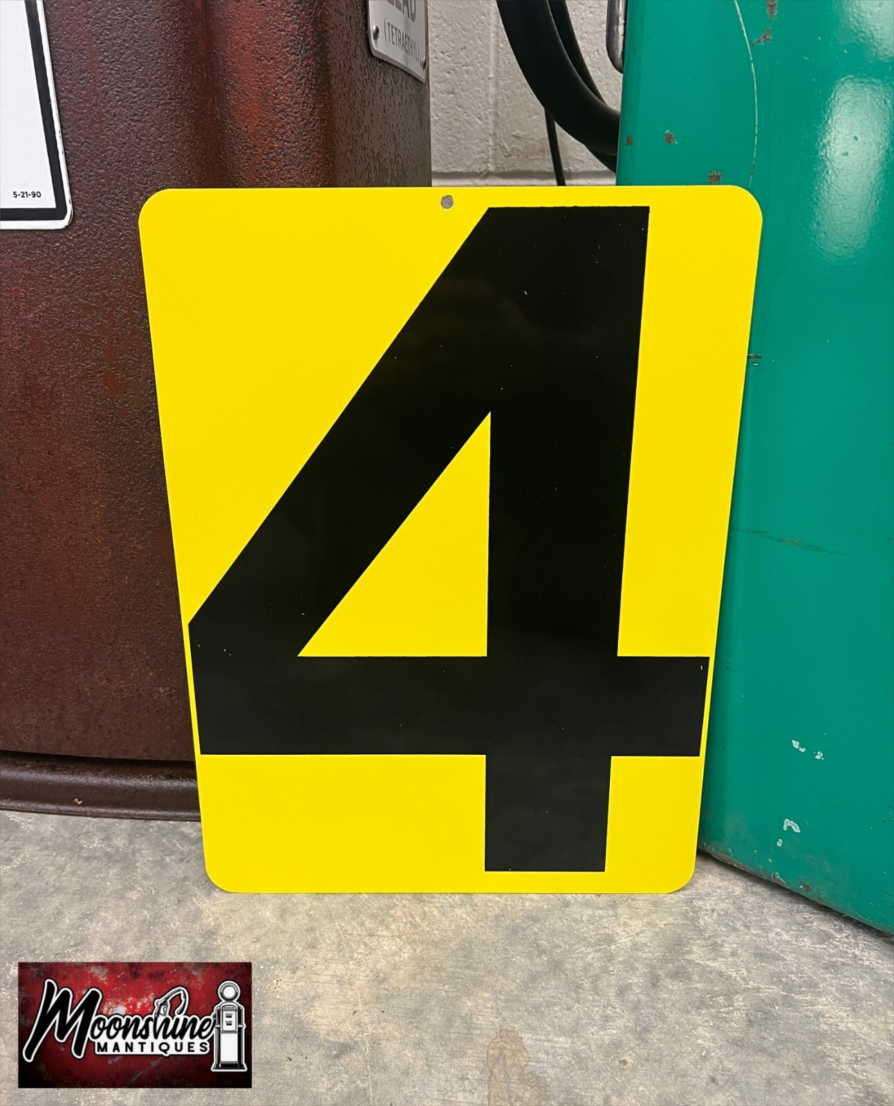 NOS - Vtg. 1970\'s SHELL GASOLINE Service Station Price Sign Numbers - 4 / 5