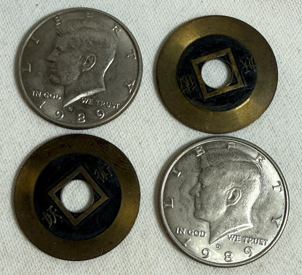 Chinatown Kennedy Half Dollar Vintage Collectible Magic Trick by Sterling