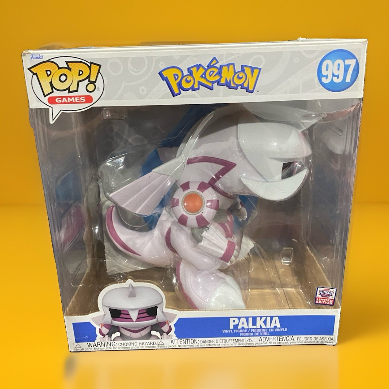 NEW Funko Pop JUMBO Pokemon # 997 PALKIA FUNKON LONDON 2024 LIMITED EDITION