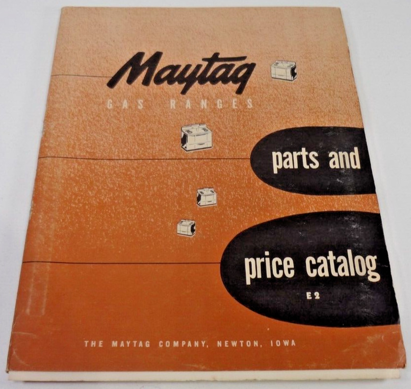 Vintage 1952 Maytag Parts & Pricing Catalog 2nd Edition Newton Iowa Original
