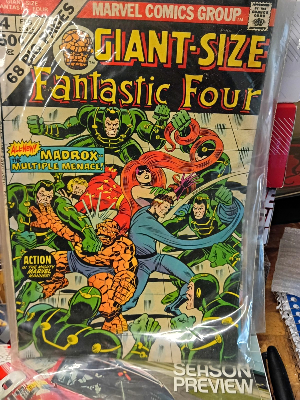 Marvel Giant-Size Fantastic Four #4 (1974) Fantastic Four, Madrox Claremont
