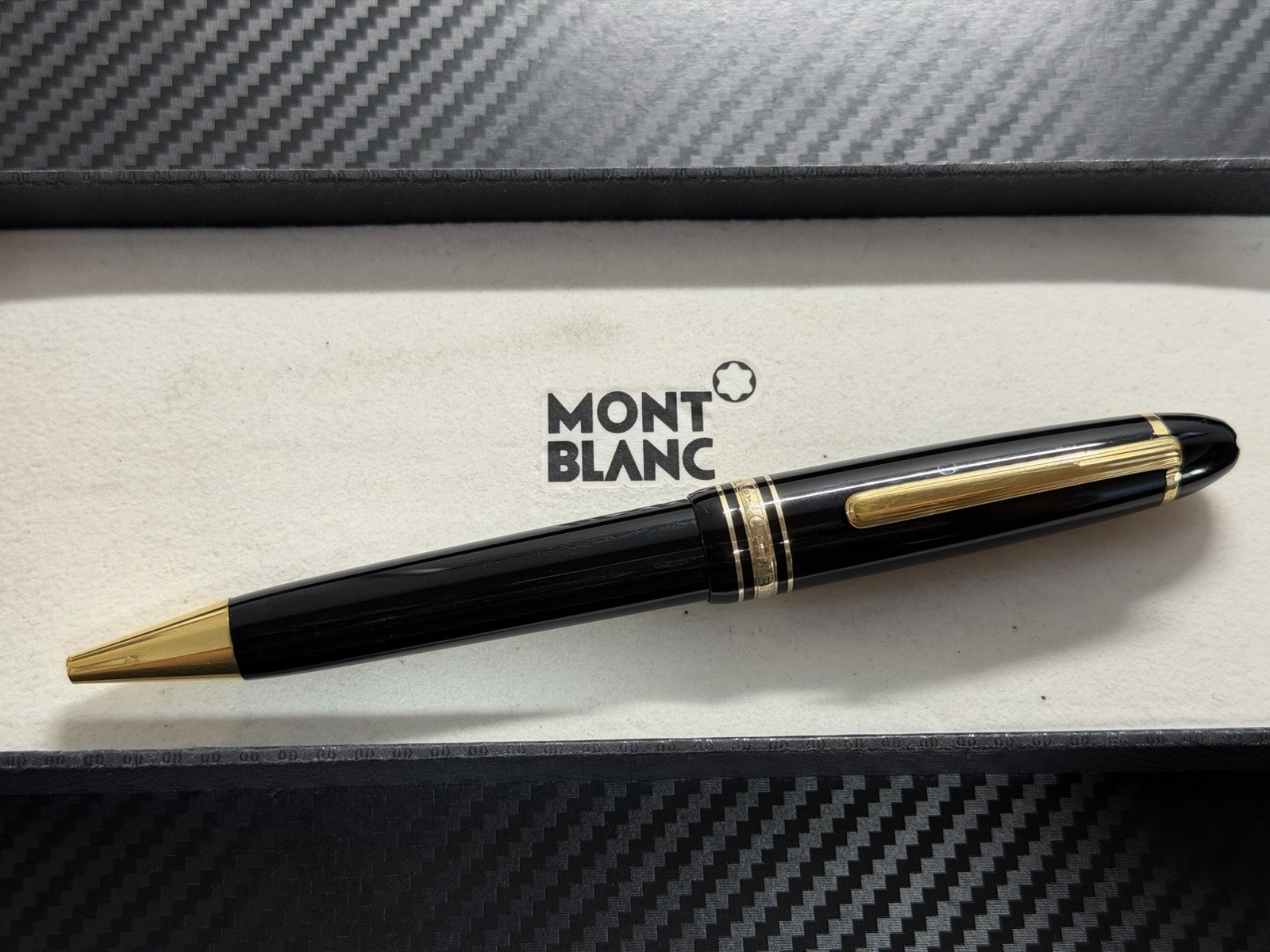 Excellent Montblanc Meisterstück LeGrand 161 Black Ballpoint Pen