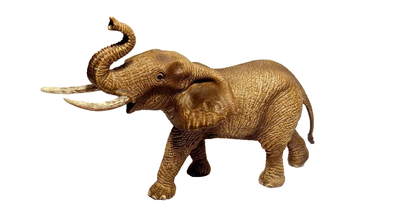Schleich Male  AFRICAN ELEPHANT Retired Wildlife Animal Safari 14762 Figure 2015