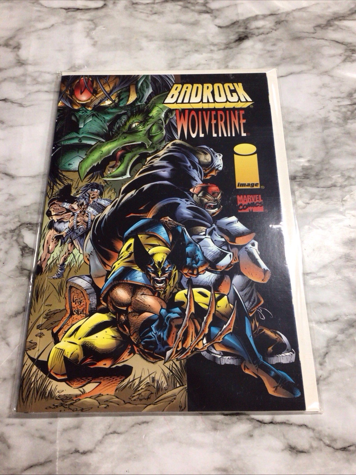 Badrock/ Wolverine #1A, Prestige Format, Image Marvel, NM-, 1996 Unread