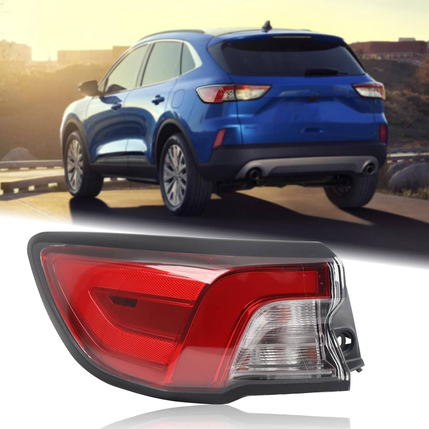 LED Outer Tail Light Fits 2020-2022 Ford Escape Left Driver Side | LJ6Z-13405-E