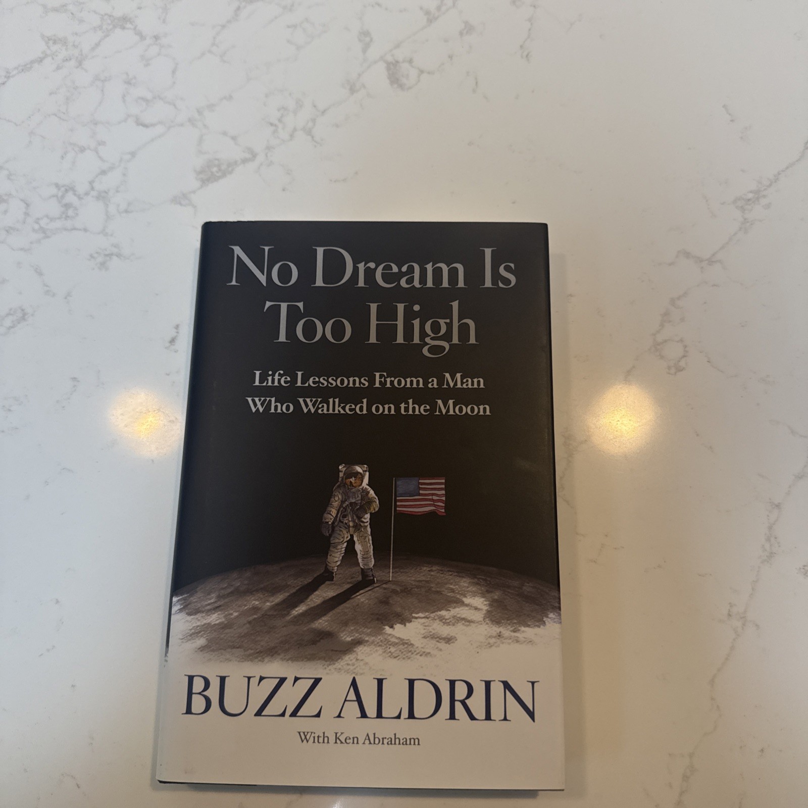 Buzz Aldrin Autographed Book No Dream Is Too High