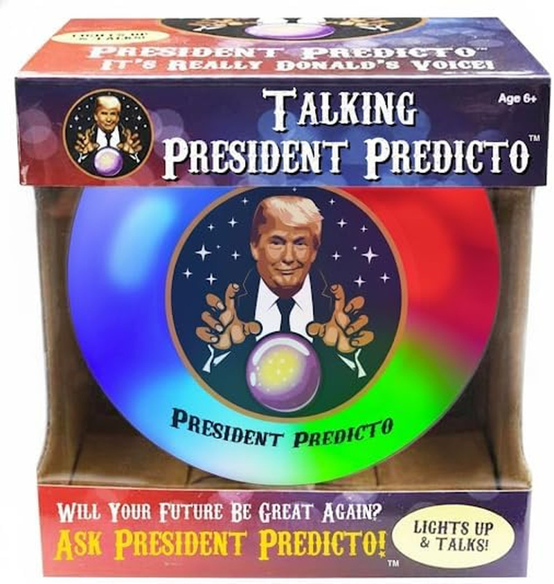 Trump Talking Fortune Telling Ball - 25 Real Voice Answers & LED.