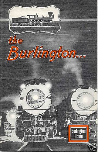 1933 BURLINGTON ROUTE SOUVENIR Chicago Exposition MINT