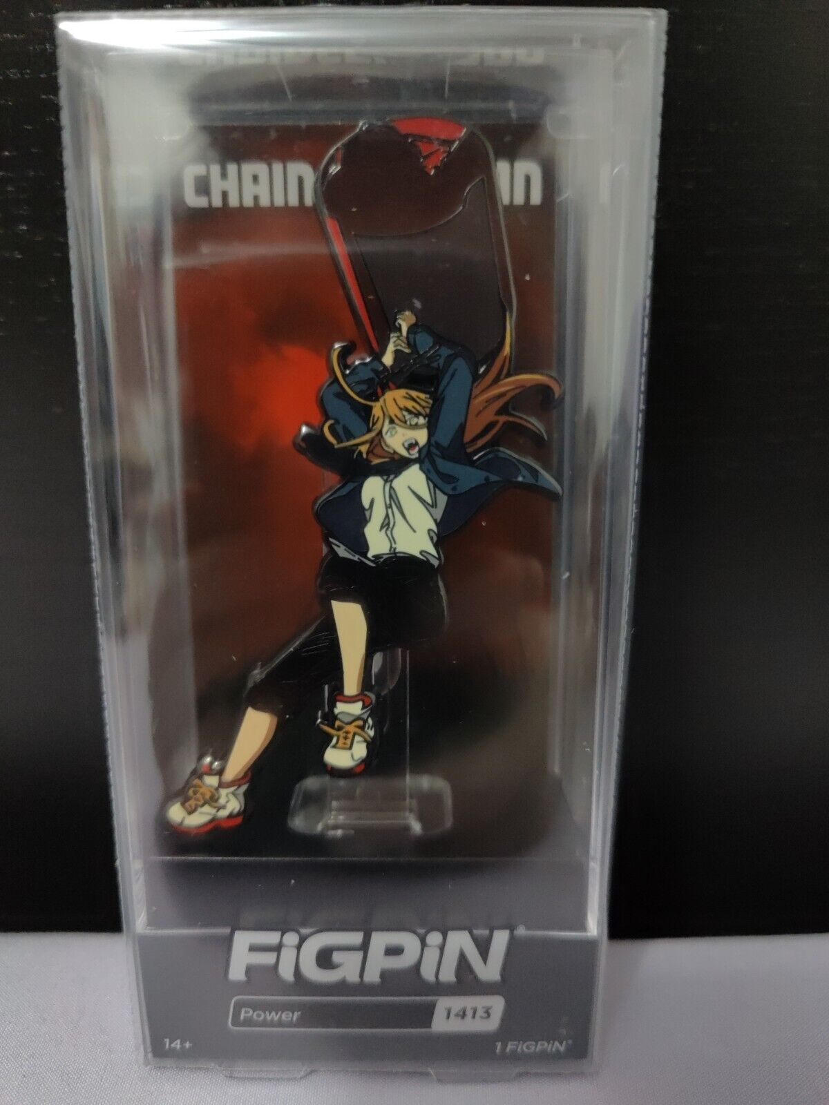 Figpin Chainsaw Man\'s Power #1413 NYCC 2023 Exclusive LE 1000 Brand New