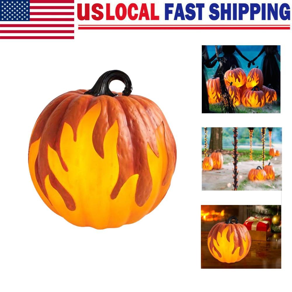 Halloween Jack-O-Lanterns Resin Pumpkin Lights for Halloween events Decoration