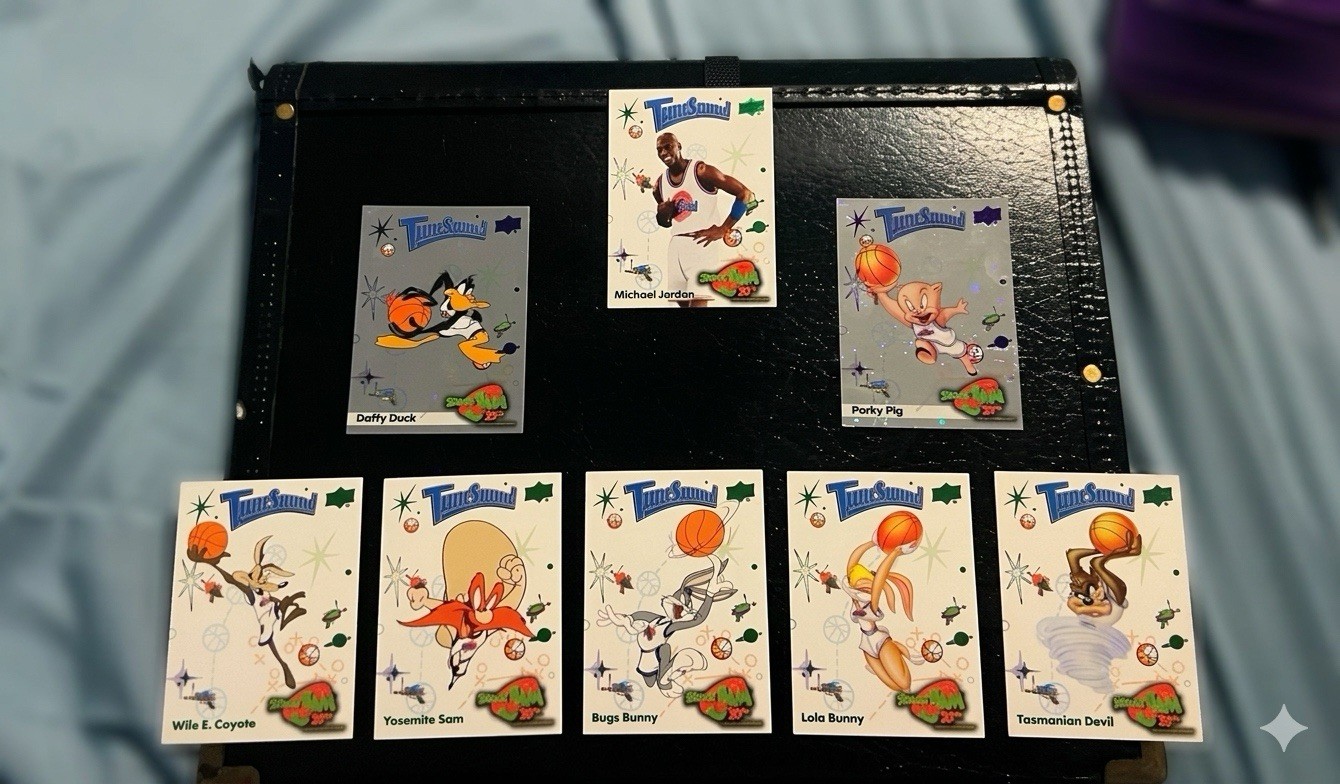 2026 Upper Deck Space Jam 30th Anniversary 8 Card Lot Michael Jordan Tune Squad