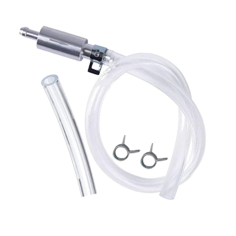 Universal One Way Brake Bleeder Kit Check Valve with Clear Hose & Clamps