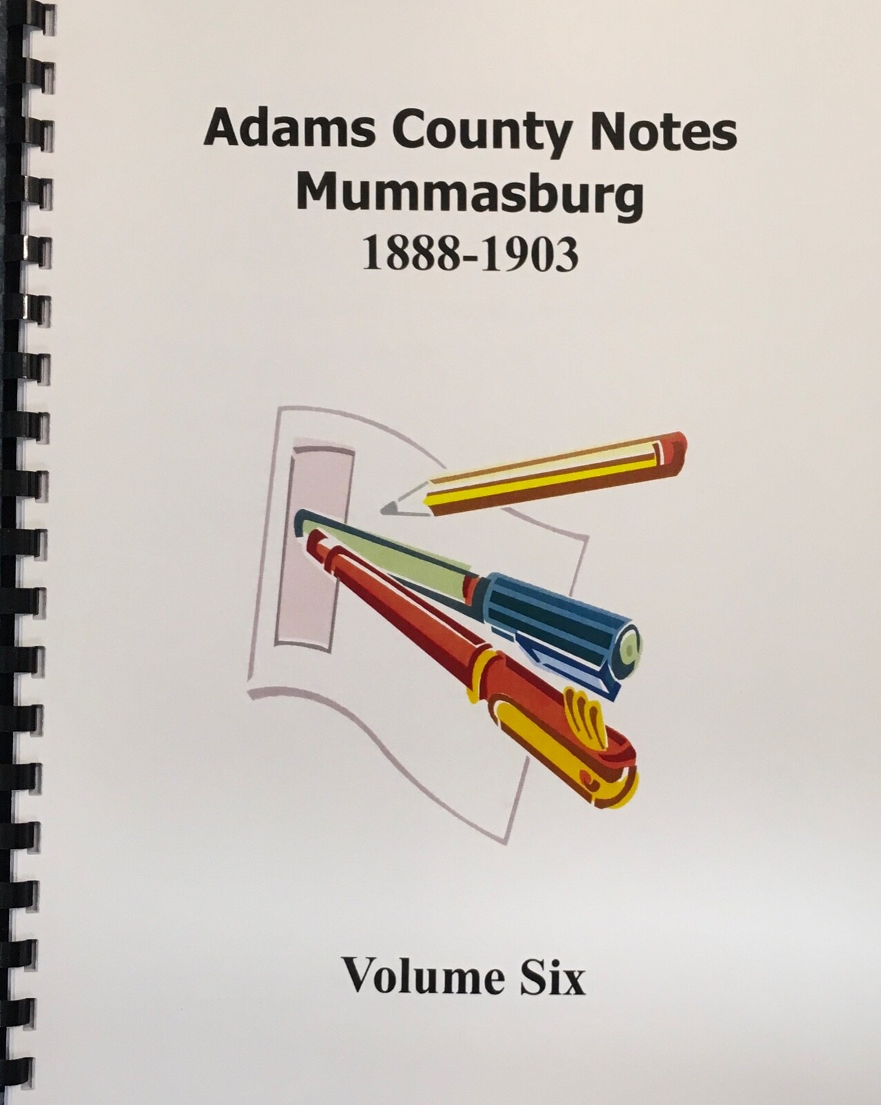 Adams County, Pa Mummasburg, PA 1888-1903 book