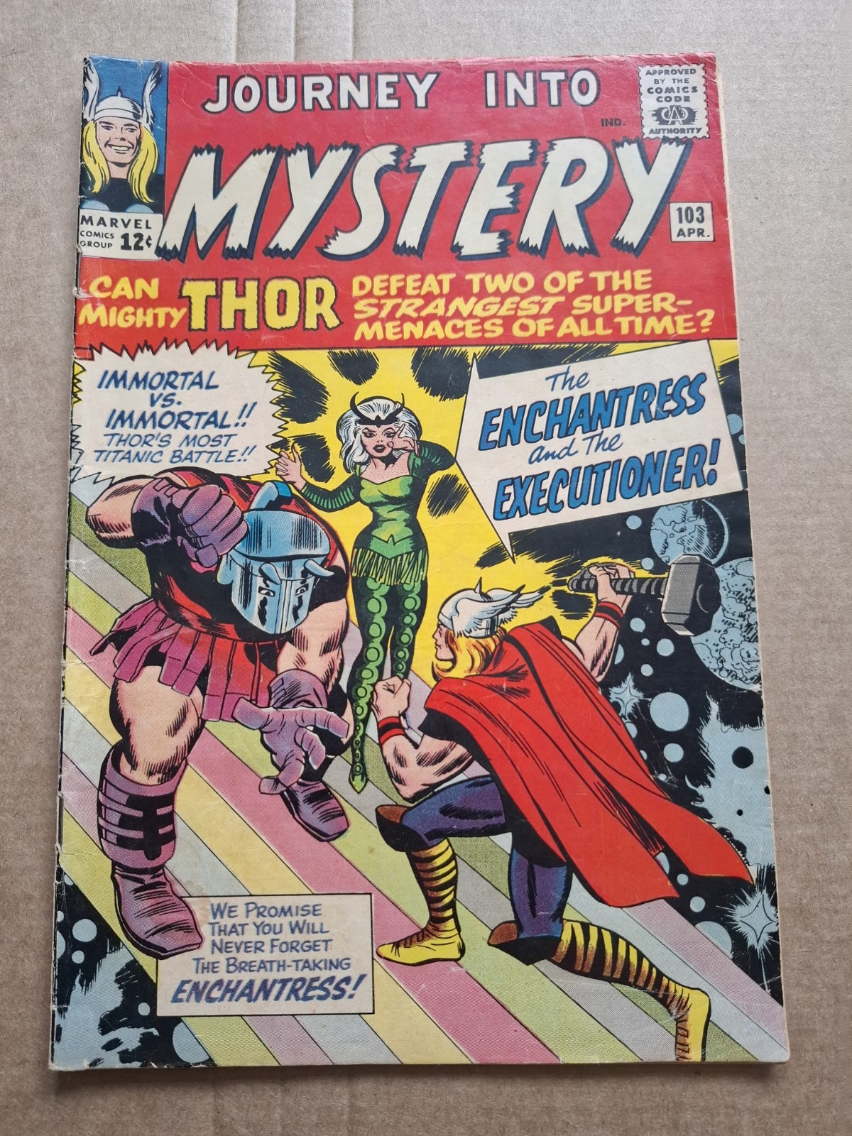 Journey into Mystery #103 VG Thor 1st Enchantress & Executioner 1964 Jack Kirby 