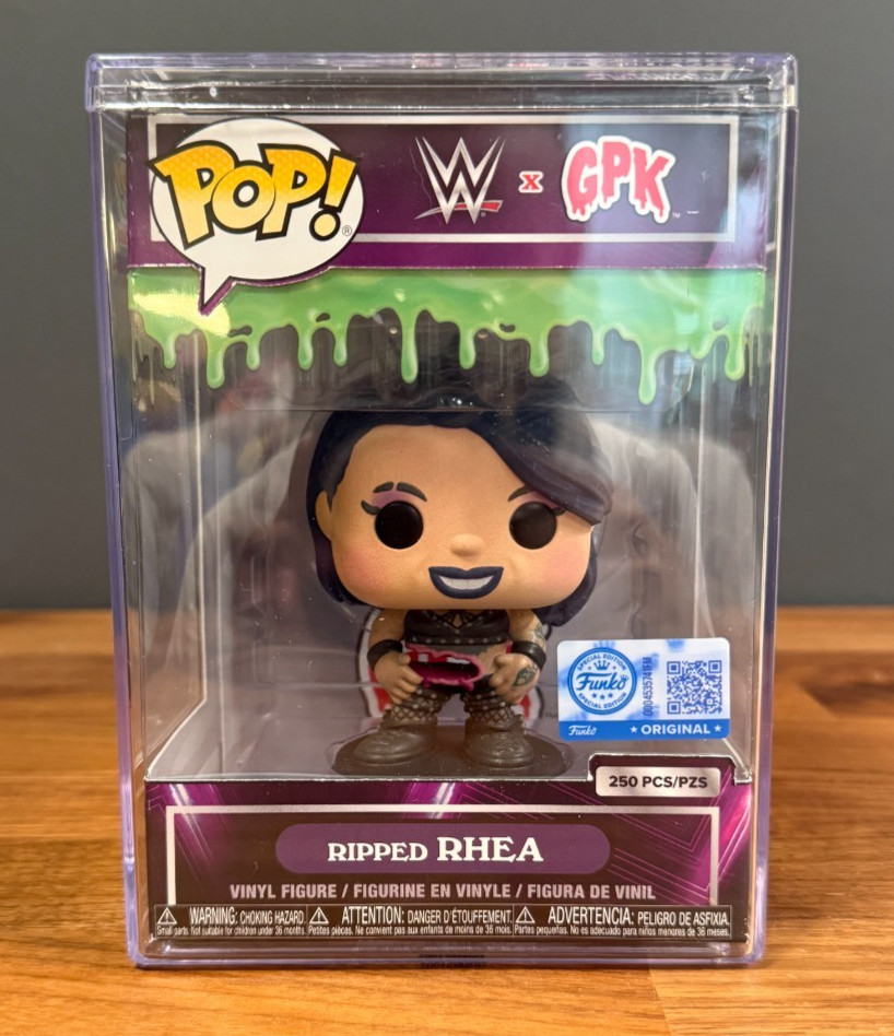 Funko Pop WWE Rhea Ripley Garbage Pail Kid Fanatics Fest NYC Exclusive LE 250 PC