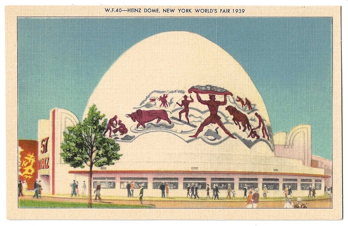 1939 New York World\'s Fair, H. J. Heinz Dome Exhibit, Flushing, Queens, NYC