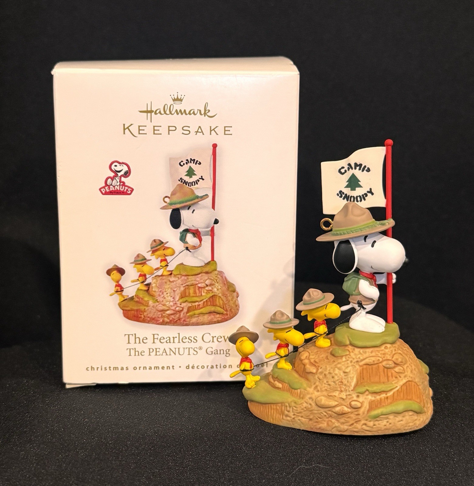 Hallmark KEEPSAKE 2010 Peanuts Gang Fearless Crew Ornament Snoopy~Woodstock NEW