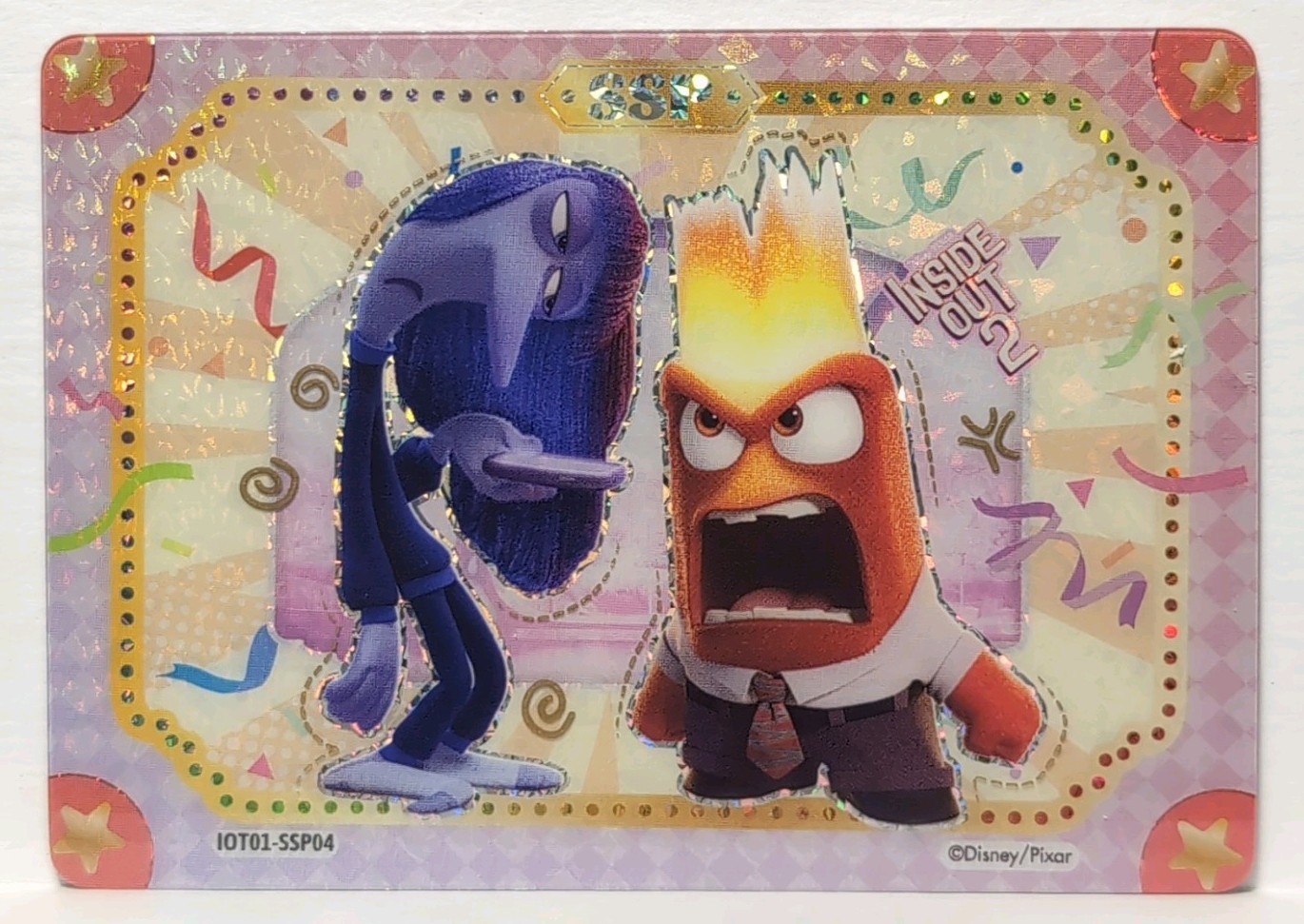 CardFun Disney Pixar Inside Out 2 SSP Parallel Sadness Anger IOT01-SSP04