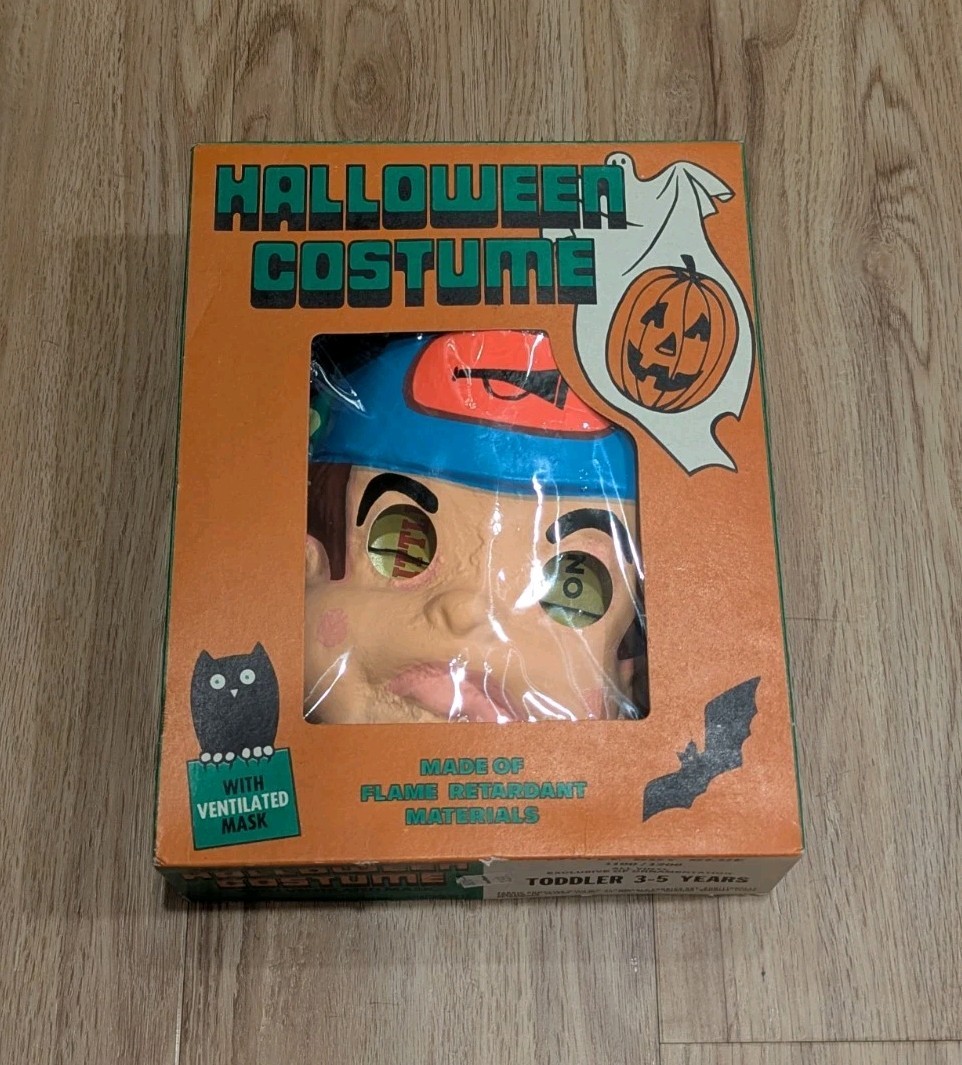 Vintage 60s 70s Bland Charnas Little Boy Blue Halloween Costume Toddler W/Box
