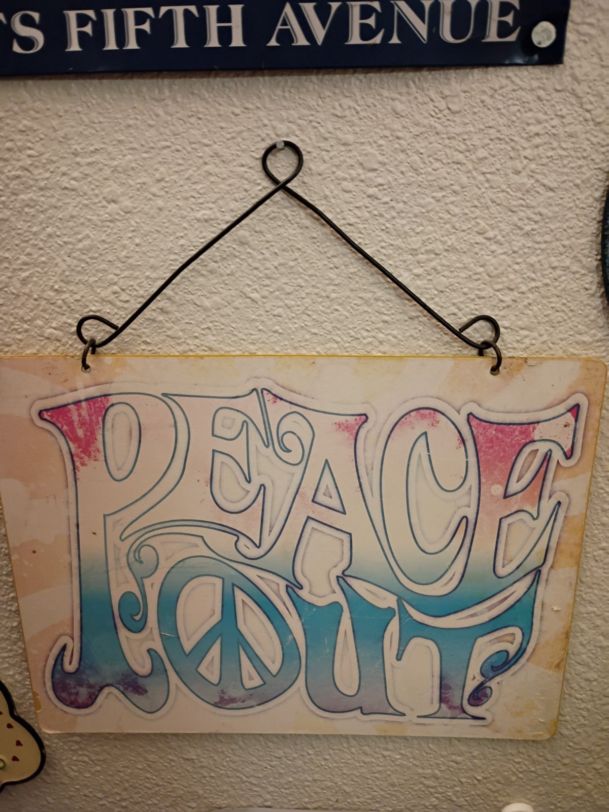 antique vintage tin sign