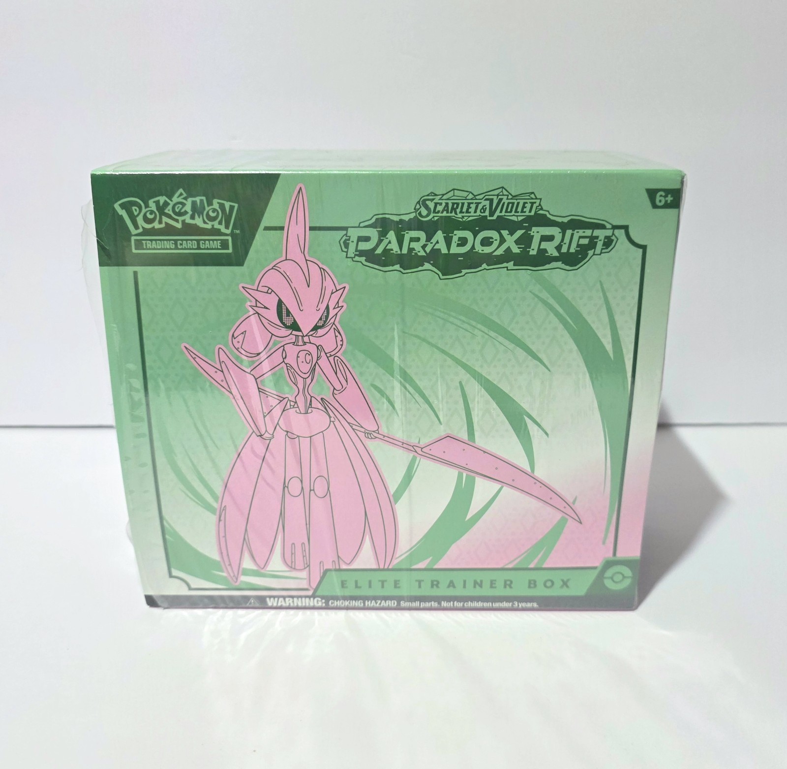 Display Pokémon Paradox Rift ETB - EMPTY BOX W/ Plastic & Guide - NO CARDS 
