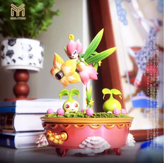 MINE Studio Digimon Lilimon Model Pre-order H17.3cm Painted music box Alloy
