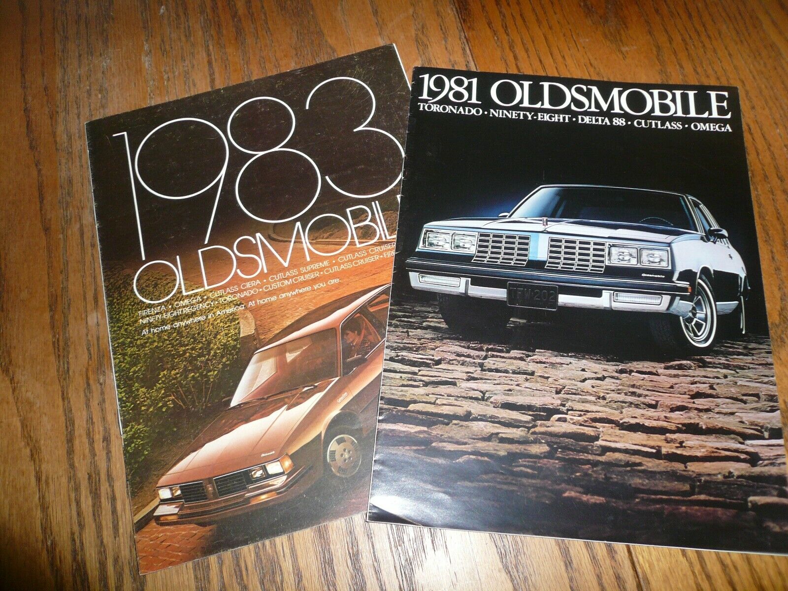 1981 & 1983 Oldsmobile Cutlass Delta 88 Omega 98 Toronado Firenza - Vintage -Two