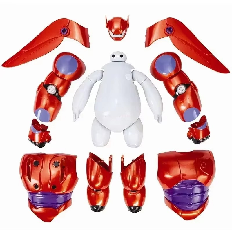 Big Hero 6 Baymax Armor-Up Action Figure 16cm Robot Toy Kids Gift Same Day 🚛✅
