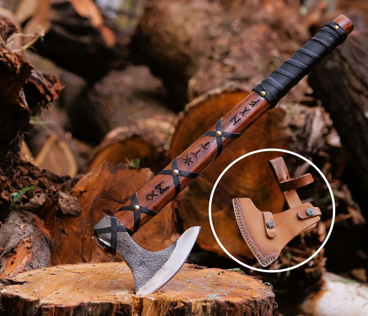 Viking Axe of Ragnar Lothbrok Norse Viking Axe Sharp Blade Hunting Axe